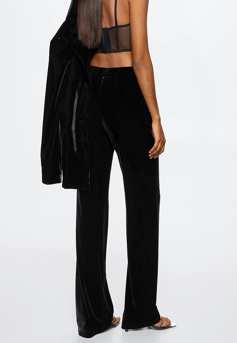 Mango Velvet Trousers 4 Mango Velvet Trousers - Image 2