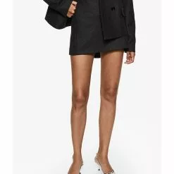 Mango Wool Mini Skirt