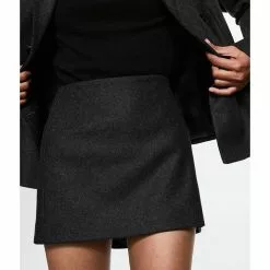 Mango Wool Mini Skirt -Mango popular store mango 9292 0199626 3