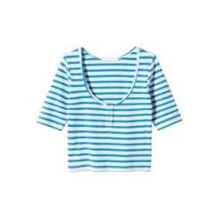 Mango Striped Rib T-Shirt 13 Mango Striped Rib T-Shirt -Mango popular store mango 9297 5387836 6