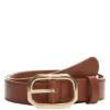 Mango Belt with Geometric Buckle -Mango popular store mango 9385 2816936 1