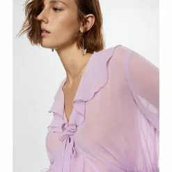 Mango Ruffles Flowy Dress -Mango popular store mango 9391 9906816 3