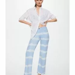 Mango Wide Leg Tie-Dye Jeans -Mango popular store mango 9408 5706816 4