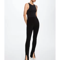 Mango Slit Hem Leggings -Mango popular store mango 9414 6622726 5