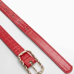 Mango Embossed Buckle Belt -Mango popular store mango 9415 3816936 3