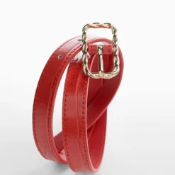 Mango Embossed Buckle Belt -Mango popular store mango 9415 3816936 4