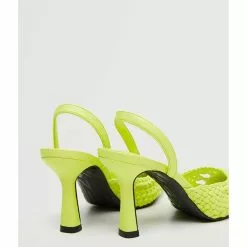 Mango Braided Slingback Pump Heels -Mango popular store mango 9420 5506816 3