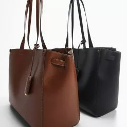 Mango Shopper Bag With Double Handle -Mango popular store mango 9432 1815936 6