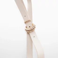 Mango Embossed Buckle Belt -Mango popular store mango 9436 6216936 3