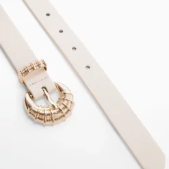 Mango Embossed Buckle Belt -Mango popular store mango 9436 6216936 4