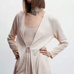Mango Ribbed Long Cardigan 13 Mango Ribbed Long Cardigan -Mango popular store mango 9478 7916936 5