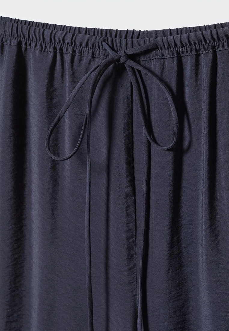 Mango Satin Palazzo Trousers 5 Mango Satin Palazzo Trousers - Image 3