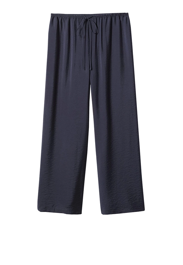 Mango Satin Palazzo Trousers 9 Mango Satin Palazzo Trousers - Image 7