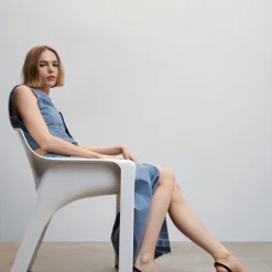 Mango Denim Vest Pockets -Mango popular store mango 9541 1498046 6