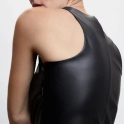 Mango Leather-Effect Top 13 Mango Leather-Effect Top -Mango popular store mango 9554 8548046 4