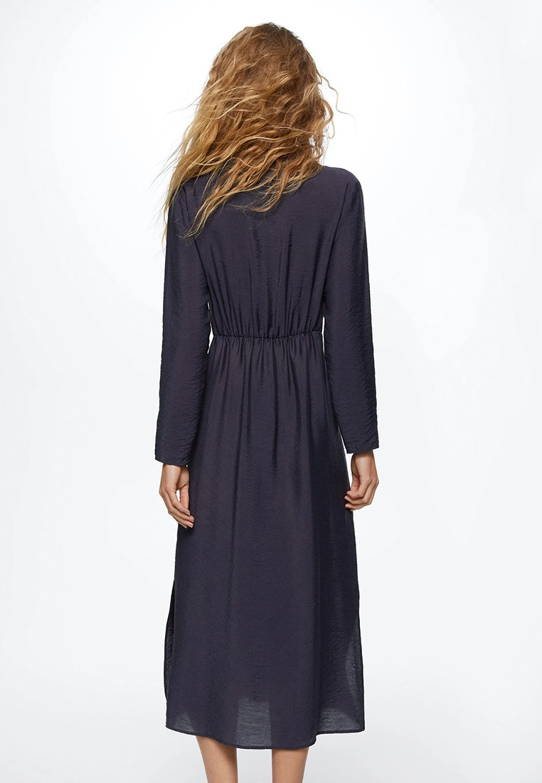 Mango Knot Detail Shirt Dress 4 Mango Knot Detail Shirt Dress - Image 2