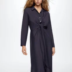 Mango Knot Detail Shirt Dress 13 Mango Knot Detail Shirt Dress -Mango popular store mango 9568 8448046 5