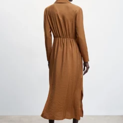 Mango Knot Detail Shirt Dress -Mango popular store mango 9588 0348046 2