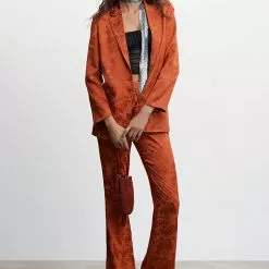 Mango Jacquard Fluid Trousers -Mango popular store mango 9782 0926536 4