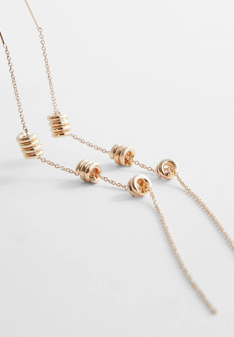 Mango Knotted Thread Earrings 4 Mango Knotted Thread Earrings - Image 2