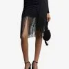 Mango Fringed Mini Skirt -Mango popular store mango 9821 5816536 1