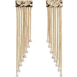 Mango Cascade Crystals Earrings