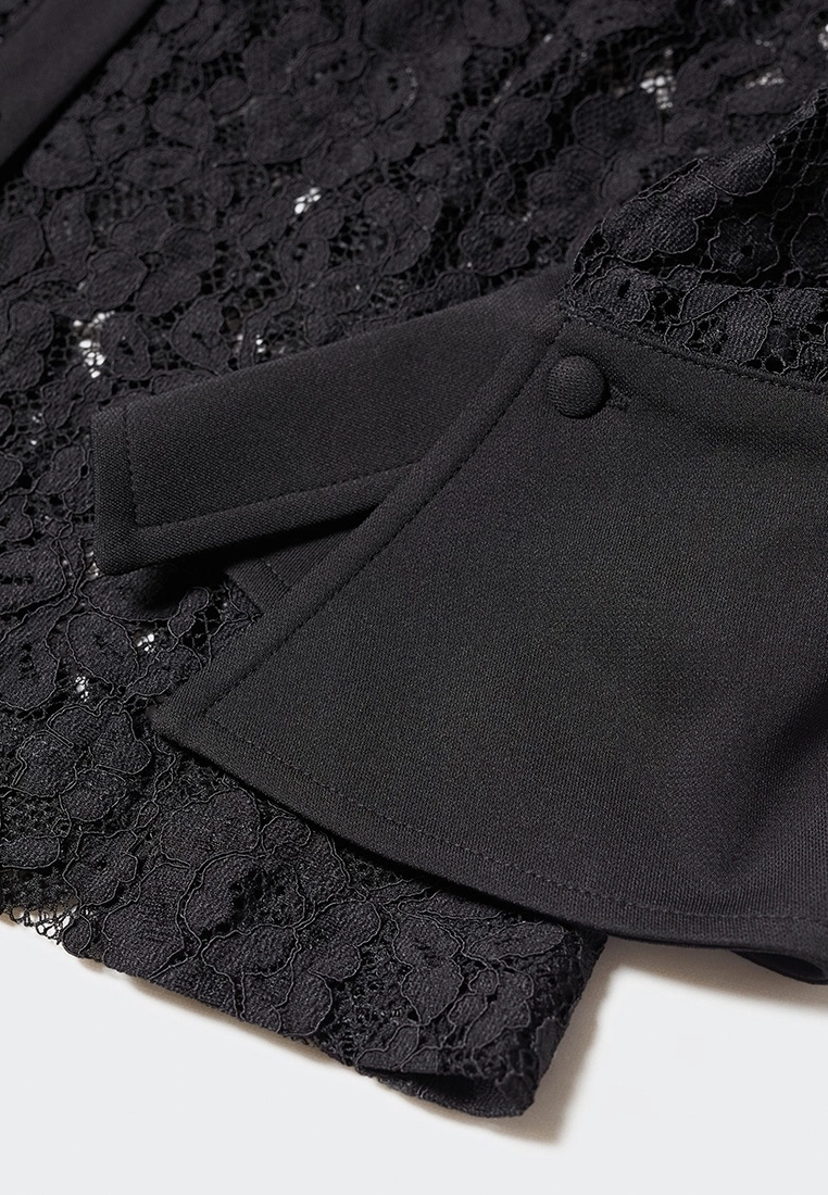 Mango Lace Blouse With Flared Sleeves 9 Mango Lace Blouse With Flared Sleeves - Image 7