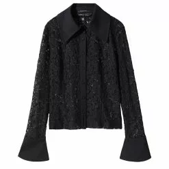 Mango Lace Blouse With Flared Sleeves 17 Mango Lace Blouse With Flared Sleeves -Mango popular store mango 9842 6315146 8