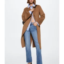 Mango Belt Handmade Coat -Mango popular store mango 9844 9015626 5