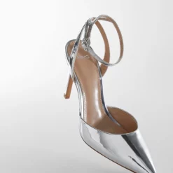 Mango Metallic Heels 9 Mango Metallic Heels -Mango popular store mango 9863 4115146 4