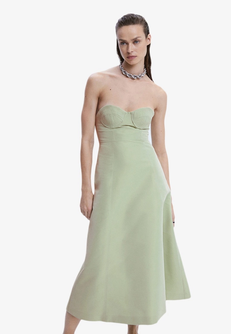 Mango Flared Corset Dress 3 Mango Flared Corset Dress