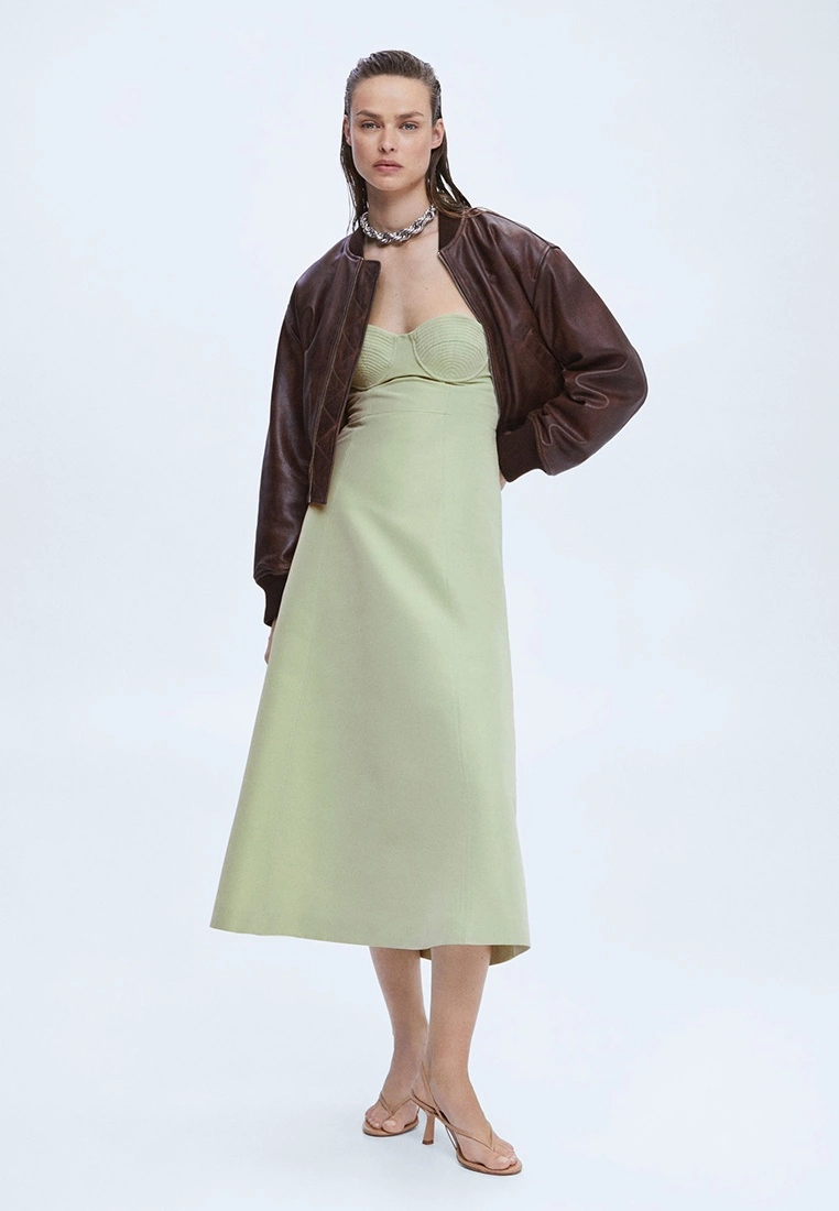 Mango Flared Corset Dress 8 Mango Flared Corset Dress - Image 6