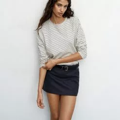 Mango Striped Long Sleeves T-Shirt 12 Mango Striped Long Sleeves T-Shirt -Mango popular store mango 9897 0242636 4