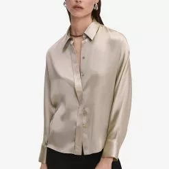 Mango 100% Silk Shirt