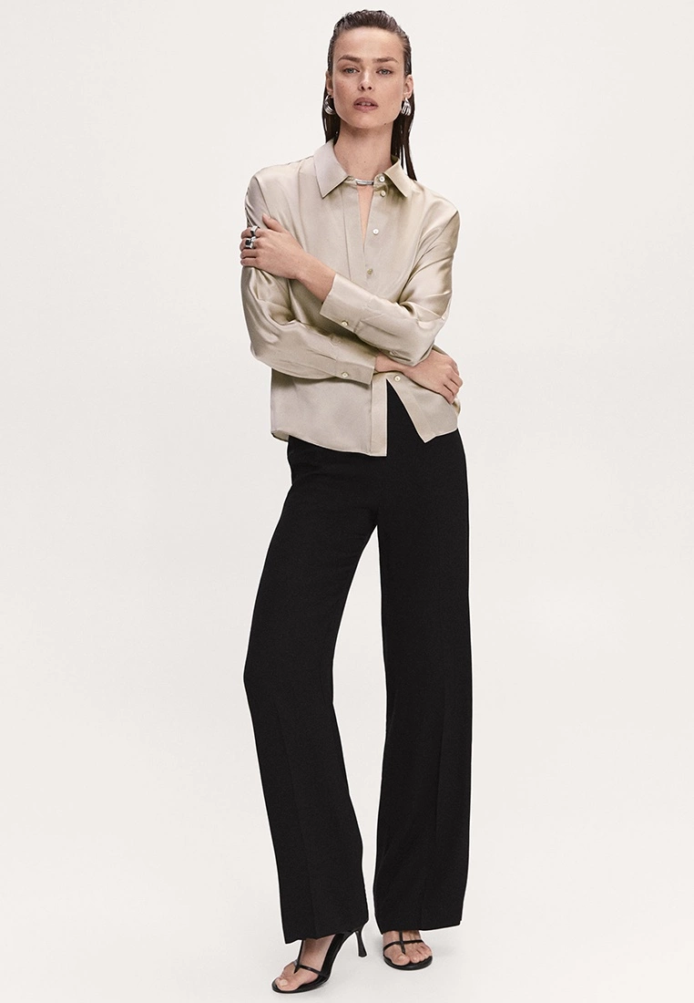 Mango 100% Silk Shirt 7 Mango 100% Silk Shirt - Image 5