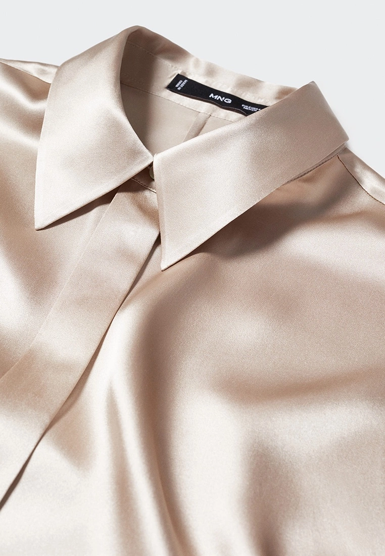 Mango 100% Silk Shirt 8 Mango 100% Silk Shirt - Image 6