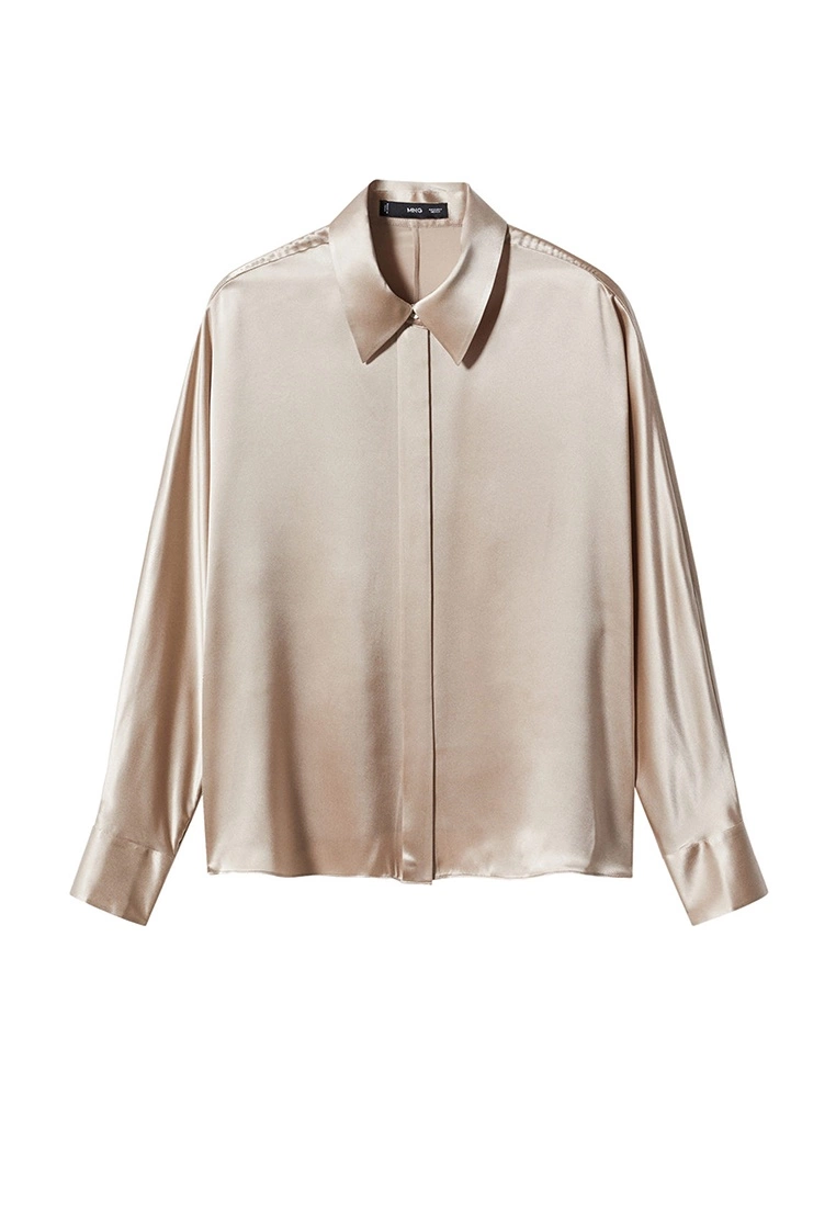 Mango 100% Silk Shirt 9 Mango 100% Silk Shirt - Image 7