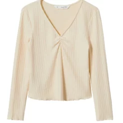 Mango Long-Sleeve T-Shirt with Ruffles 14 Mango Long-Sleeve T-Shirt with Ruffles -Mango popular store mango 9988 6116336 6