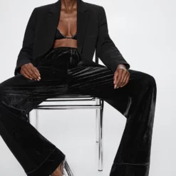 Mango Straight Velvet Trousers -Mango popular store mango 9992 3682436 4