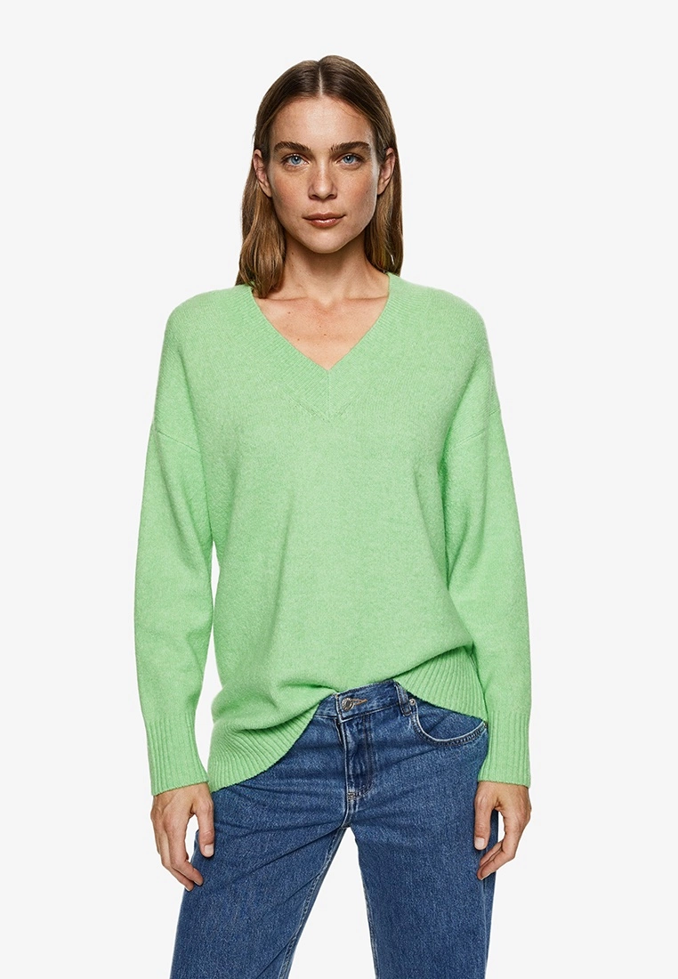 Mango V-Neck Sweater 3 Mango V-Neck Sweater